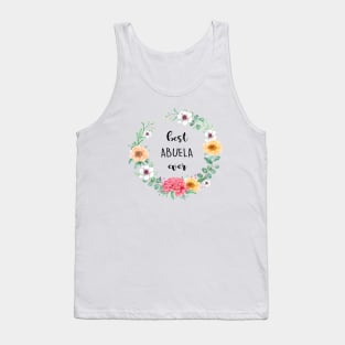 Best Abuela Ever, gift for grandma Tank Top